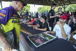 #56 Audi R8 LMS GT3 EVOII of Memo Gidley, SKI Autosports, GT America, SRO3, SRO America, VIRginia International Raceway, alton, VA, July 2025.
 | Brian Cleary/SRO