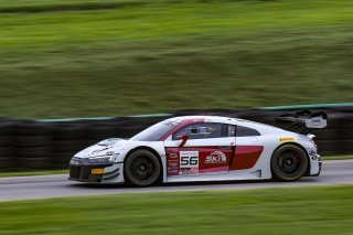 #56 Audi R8 LMS GT3 EVOII of Memo Gidley, SKI Autosports, GT America, SRO3, SRO America, VIRginia International Raceway, alton, VA, July 2025.
 | Brian Cleary/SRO