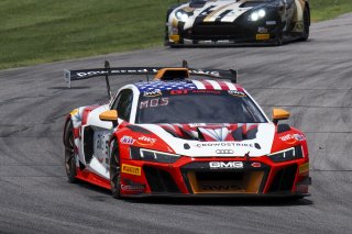 #58 Audi R8 LMS GT2 of CJ Moses, GMG Racing, GT America, SRO 2, SRO America, VIRginia International Raceway, alton, VA, July 2025.
 | Brian Cleary/SRO