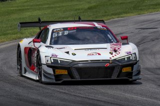 #56 Audi R8 LMS GT3 EVOII of Memo Gidley, SKI Autosports, GT America, SRO3, SRO America, VIRginia International Raceway, alton, VA, July 2025.
 | Brian Cleary/SRO