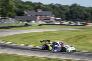 #32 Porsche 992 GT3-R of Kyle Washington, GMG Racing, GT America, SRO3, SRO America, VIRginia International Raceway, alton, VA, July 2025.
 | Brian Cleary/SRO