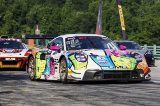 #32 Porsche 992 GT3-R of Kyle Washington, GMG Racing, GT America, SRO3, SRO America, VIRginia International Raceway, alton, VA, July 2025.
 | Brian Cleary/SRO