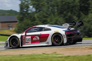 #56 Audi R8 LMS GT3 EVOII of Memo Gidley, SKI Autosports, GT America, SRO3, SRO America, VIRginia International Raceway, alton, VA, July 2025.
 | Brian Cleary/SRO