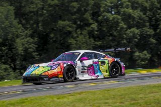 #32 Porsche 992 GT3-R of Kyle Washington, GMG Racing, GT America, SRO3, SRO America, VIRginia International Raceway, alton, VA, July 2025.
 | Brian Cleary/SRO