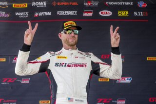 #56 Audi R8 LMS GT3 EVOII of Memo Gidley, SKI Autosports, GT America, SRO3, SRO America, VIRginia International Raceway, alton, VA, July 2025.
 | Brian Cleary/SRO