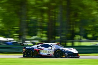 #50 Chevrolet Corvette Z06 GT3.R  of Ross Chouest, Chouest Povoledo Racing, GT America, SRO3, SRO America, VIRginia International Raceway, alton, VA, July 2025.
 | Rick Houghton/SRO