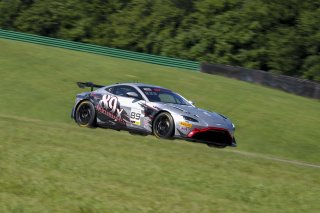 #89 Aston Martin Vantage AMR GT4 of Michael Fitzpatrick, 89x Motorsports, GT America, GT4, SRO America, VIRginia International Raceway, alton, VA, July 2025.
 | Brian Cleary/SRO