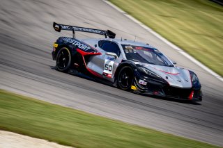 #50 Chevrolet Corvette Z06 GT3.R  of Ross Chouest, Chouest Povoledo Racing, GT America, SRO3, SRO America, Barber Motorsports Park, Leeds, AL, September 2025.
 | Brian Cleary/SRO