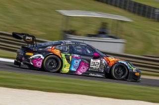 #32 Porsche 992 GT3-R of Kyle Washington, GMG Racing, GT America, SRO3, SRO America, Barber Motorsports Park, Leeds, AL, September 2025.
 | Brian Cleary/SRO