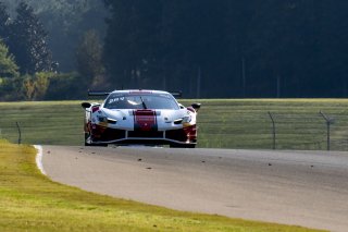 #004 Ferrari 296 GT3 of Tony Davis, HP-TECH Motorsport, GT America, SRO3, SRO America, Barber Motorsports Park, Leeds, AL, September 2025.
 | Brian Cleary/SRO