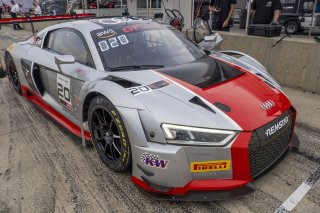 #20 Audi R8 GT4 LMS of Farhan Siddiqi, FASTMD Racing with Remstar, GT America, GT4, SRO America, Barber Motorsports Park, Leeds, AL, September 2025.
 | Brian Cleary/SRO
