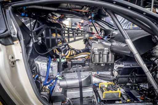 #2 Aston Martin VantageAMR GT3 EVO, of Jason Bell, Racers Edge Motorsports, GT America, SRO 3, SRO America, Barber Motorsports Park, Leeds, AL, September 2025.
 | Brian Cleary/SRO