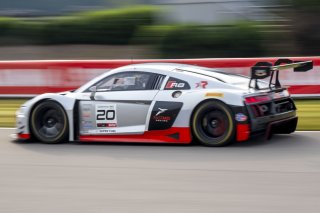 #20 Audi R8 GT4 LMS of Farhan Siddiqi, FASTMD Racing with Remstar, GT America, GT4, SRO America, Barber Motorsports Park, Leeds, AL, September 2025.
 | Brian Cleary/SRO