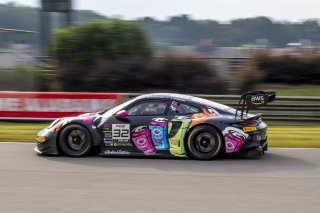 #32 Porsche 992 GT3-R of Kyle Washington, GMG Racing, GT America, SRO3, SRO America, Barber Motorsports Park, Leeds, AL, September 2025.
 | Brian Cleary/SRO
