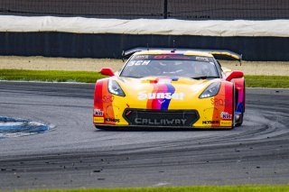 #70 Callaway Corvette Z06R GT3 of Mirco Schultis, MISHUMOTORS, GT America, SRO3, SRO America, Indianapolis Motor Speedway, Sonoma, CA, March 2025.
 | Brian Cleary/SRO