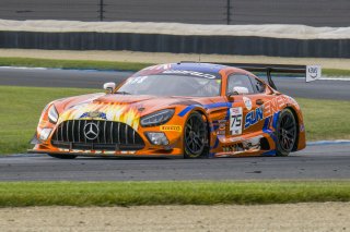 #75 Mercedes-AMG GT3 of Kenny Habul, 75 Express, GT America, SRO3, SRO America, Indianapolis Motor Speedway, Sonoma, CA, March 2025.
 | Brian Cleary/SRO