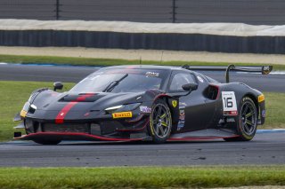 #16 Ferrari 296 GT3 of Rodin Younessi, AF Corse USA, GT America, SRO 3, SRO America, Indianapolis Motor Speedway, Sonoma, CA, March 2025.
 | Brian Cleary/SRO