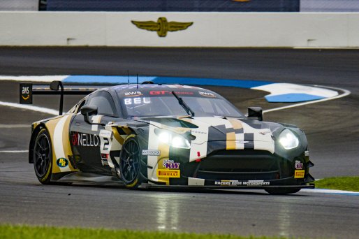 #2 Aston Martin VantageAMR GT3 EVO, of Jason Bell, Racers Edge Motorsports, GT America, SRO 3, SRO America, Indianapolis Motor Speedway, Sonoma, CA, March 2025.
 | Brian Cleary/SRO
