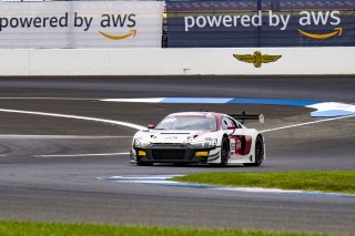 #56 Audi R8 LMS GT3 EVOII of Memo Gidley, SKI Autosports, GT America, SRO3, SRO America, Indianapolis Motor Speedway, Sonoma, CA, March 2025.
 | Brian Cleary/SRO