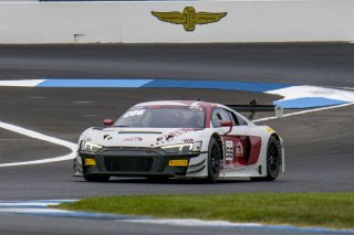 #56 Audi R8 LMS GT3 EVOII of Memo Gidley, SKI Autosports, GT America, SRO3, SRO America, Indianapolis Motor Speedway, Sonoma, CA, March 2025.
 | Brian Cleary/SRO