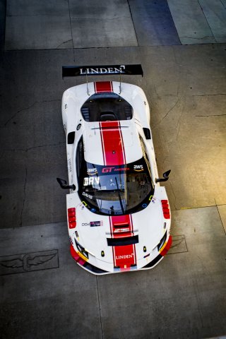 #004 Ferrari 296 GT3 of Tony Davis, HP-TECH Motorsport, GT America, SRO3, SRO America, Indianapolis Motor Speedway, Sonoma, CA, March 2025.
 | Brian Cleary/SRO
