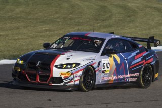 #610 BMW M4 GT4 (G82) of Craig Lumsden, Flying Lizard Motorsports, GT America, GT4, SRO America, Indianapolis Motor Speedway, Sonoma, CA, March 2025.
 | Brian Cleary/SRO