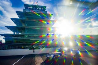 #007 Aston Martin Vantage AMR GT4 of Mike Johnson, Archangel Motorsports with Pro-Sport Competition, GT America, GT4, SRO America, Indianapolis Motor Speedway, Sonoma, CA, March 2025.
 | Brian Cleary/SRO