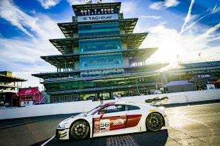 #56 Audi R8 LMS GT3 EVOII of Memo Gidley, SKI Autosports, GT America, SRO3, SRO America, Indianapolis Motor Speedway, Sonoma, CA, March 2025.
 | Brian Cleary/SRO