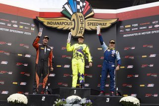 #007 Aston Martin Vantage AMR GT4 of Mike Johnson, Archangel Motorsports with Pro-Sport Competition, GT America, GT4, SRO America, Indianapolis Motor Speedway, Sonoma, CA, March 2025.
 | Brian Cleary/SRO