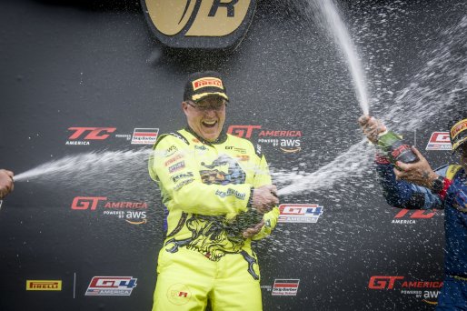#007 Aston Martin Vantage AMR GT4 of Mike Johnson, Archangel Motorsports with Pro-Sport Competition, GT America, GT4, SRO America, Indianapolis Motor Speedway, Sonoma, CA, March 2025.
 | Brian Cleary/SRO