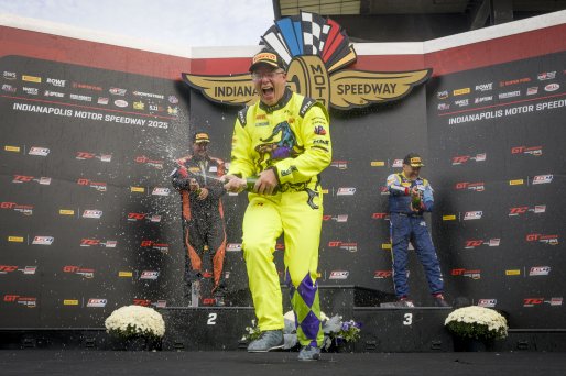 #007 Aston Martin Vantage AMR GT4 of Mike Johnson, Archangel Motorsports with Pro-Sport Competition, GT America, GT4, SRO America, Indianapolis Motor Speedway, Sonoma, CA, March 2025.
 | Brian Cleary/SRO