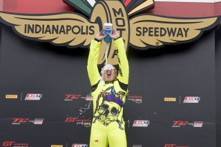 #007 Aston Martin Vantage AMR GT4 of Mike Johnson, Archangel Motorsports with Pro-Sport Competition, GT America, GT4, SRO America, Indianapolis Motor Speedway, Sonoma, CA, March 2025.
 | Brian Cleary/SRO