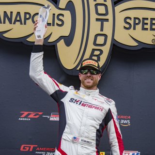 #56 Audi R8 LMS GT3 EVOII of Memo Gidley, SKI Autosports, GT America, SRO3, SRO America, Indianapolis Motor Speedway, Sonoma, CA, March 2025.
 | Brian Cleary/SRO