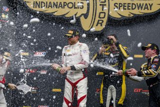 #56 Audi R8 LMS GT3 EVOII of Memo Gidley, SKI Autosports, GT America, SRO3, SRO America, Indianapolis Motor Speedway, Sonoma, CA, March 2025.
 | Brian Cleary/SRO