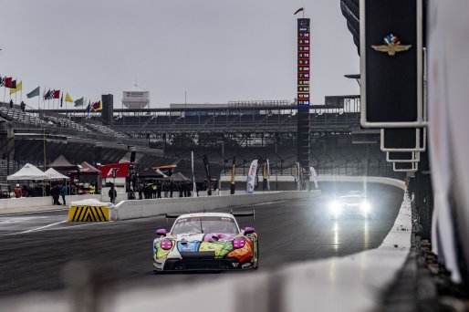 #32 Porsche 992 GT3-R of Kyle Washington, GMG Racing, GT America, SRO3, SRO America, Indianapolis Motor Speedway, Sonoma, CA, March 2025.
 | Brian Cleary/SRO