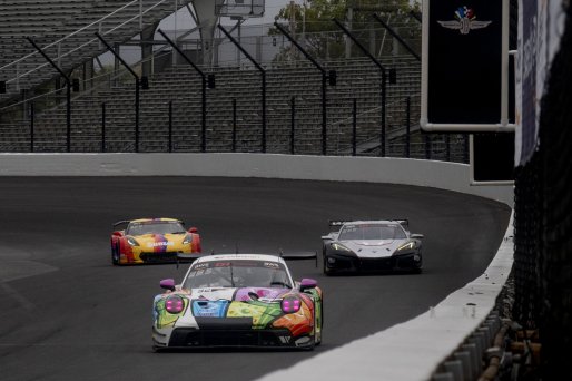 #32 Porsche 992 GT3-R of Kyle Washington, GMG Racing, GT America, SRO3, SRO America, Indianapolis Motor Speedway, Sonoma, CA, March 2025.
 | Brian Cleary/SRO