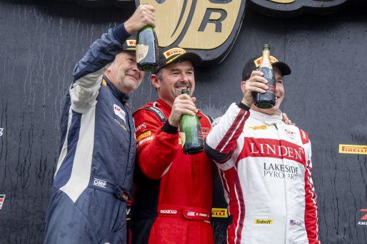 #50 Chevrolet Corvette Z06 GT3.R  of Ross Chouest, Chouest Povoledo Racing, GT America, SRO3, #70 Callaway Corvette Z06R GT3 of Mirco Schultis, MISHUMOTORS, #004 Ferrari 296 GT3 of Tony Davis, HP-TECH Motorsport, SRO America, Indianapolis Motor Speedway,  | Brian Cleary/SRO