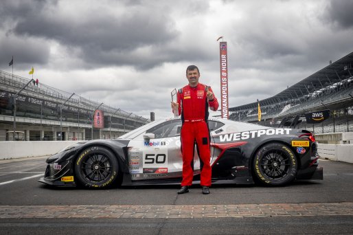 #50 Chevrolet Corvette Z06 GT3.R  of Ross Chouest, Chouest Povoledo Racing, GT America, SRO3, SRO America, Indianapolis Motor Speedway, Sonoma, CA, March 2025.
 | Brian Cleary/SRO