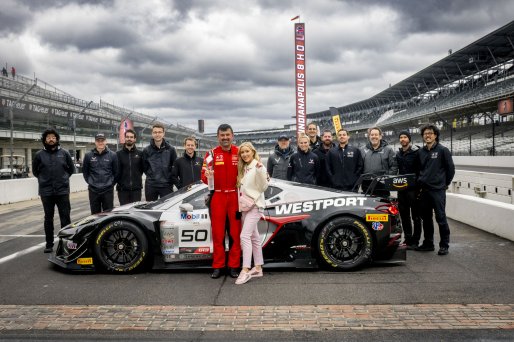 #50 Chevrolet Corvette Z06 GT3.R  of Ross Chouest, Chouest Povoledo Racing, GT America, SRO3, SRO America, Indianapolis Motor Speedway, Sonoma, CA, March 2025.
 | Brian Cleary/SRO