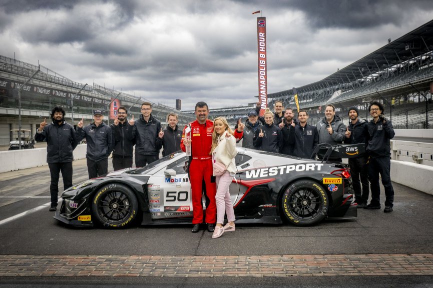 #50 Chevrolet Corvette Z06 GT3.R  of Ross Chouest, Chouest Povoledo Racing, GT America, SRO3, SRO America, Indianapolis Motor Speedway, Sonoma, CA, March 2025.
