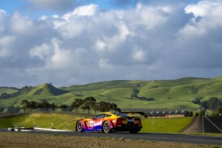 #70 Callaway Corvette Z06R GT3 of Mirco Schultis, MISHUMOTORS, GT America, SRO3, SRO America, Sonoma Raceway, Sonoma, CA, March 2025.
 | Brian Cleary/SRO