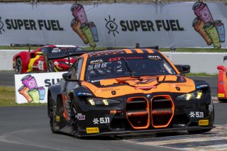 #80  BMW M4 GT4 (G82) EVO of Elias Sabo, Flying Lizards Motorsports, GT America, SRO3, SRO America, Sonoma Raceway, Sonoma, CA, March 2025.
 | Brian Cleary/SRO