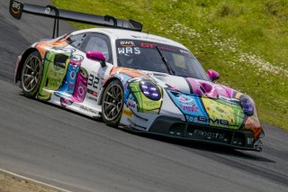 #32 Porsche 992 GT3-R of Kyle Washington, GMG Racing, GT America, SRO3, SRO America, Sonoma Raceway, Sonoma, CA, March 2025.
 | Brian Cleary/SRO