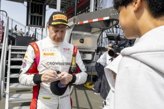 #04 Mercedes-AMG GT3 of  George Kurtz, Crowdstrike by Riley, GT America, SRO  3, SRO America, Sonoma Raceway, Sonoma, CA, March 2025.
 | Brian Cleary/SRO