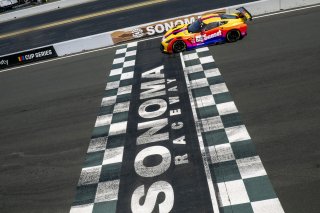 #70 Callaway Corvette Z06R GT3 of Mirco Schultis, MISHUMOTORS, GT America, SRO3, SRO America, Sonoma Raceway, Sonoma, CA, March 2025.
 | Brian Cleary/SRO