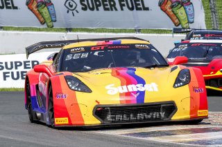 #70 Callaway Corvette Z06R GT3 of Mirco Schultis, MISHUMOTORS, GT America, SRO3, SRO America, Sonoma Raceway, Sonoma, CA, March 2025.
 | Brian Cleary/SRO