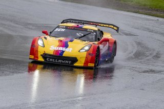 #70 Callaway Corvette Z06R GT3 of Mirco Schultis, MISHUMOTORS, GT America, SRO3, SRO America, Sonoma Raceway, Sonoma, CA, March 2025.
 | Brian Cleary/SRO
