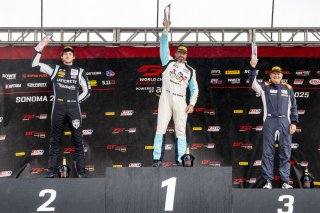 #32 Porsche 992 GT3-R of Kyle Washington, GMG Racing, GT America, SRO3, SRO America, Sonoma Raceway, Sonoma, CA, March 2025.
 | Brian Cleary/SRO