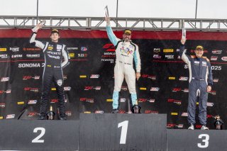 #32 Porsche 992 GT3-R of Kyle Washington, GMG Racing, GT America, SRO3, SRO America, Sonoma Raceway, Sonoma, CA, March 2025.
 | Brian Cleary/SRO