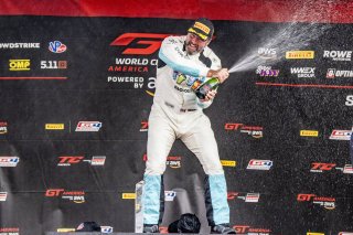 #32 Porsche 992 GT3-R of Kyle Washington, GMG Racing, GT America, SRO3, SRO America, Sonoma Raceway, Sonoma, CA, March 2025.
 | Brian Cleary/SRO